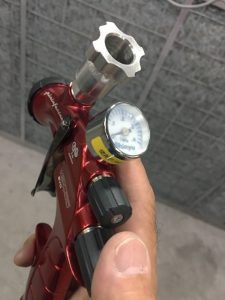イワタWS400にエアゲージ